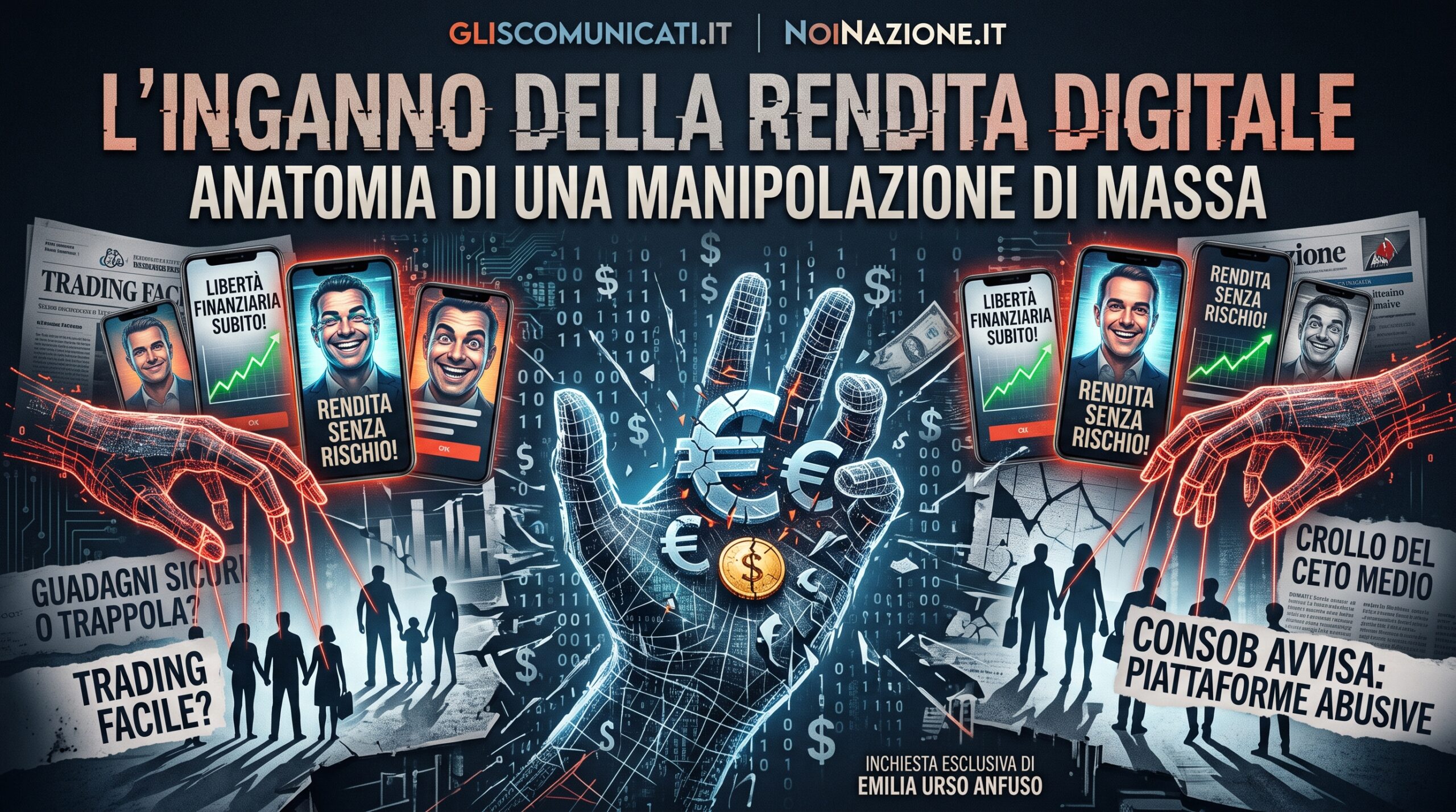 L’inganno della rendita digitale: anatomia di una manipolazione di massa